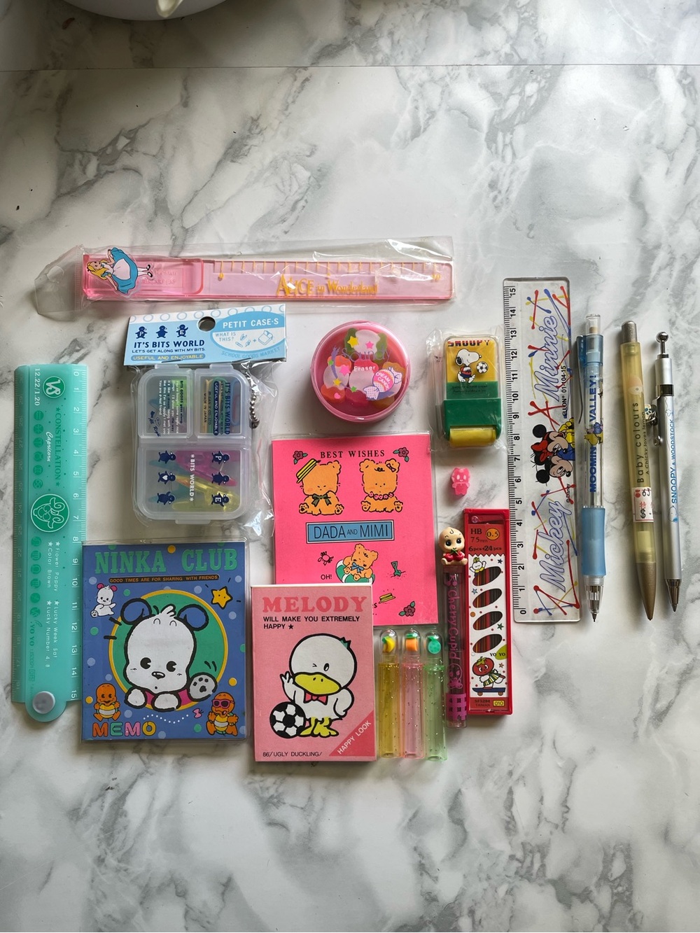 Vintage SHOWA mixed stationary LOT